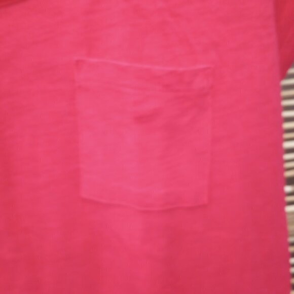 Gap Orange Scoop Neck Short Sleeve Pocket Tee - M - Picture 4 of 7